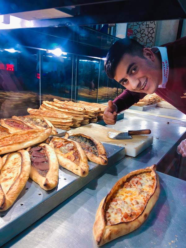 Pizza à Istanbul