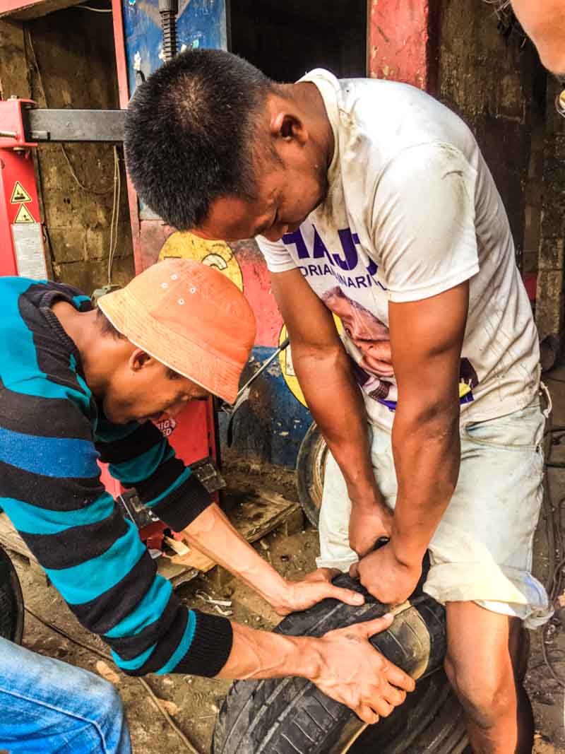 Galère à Madagascar