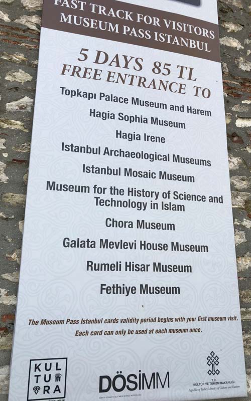 Museum pass Istanbul